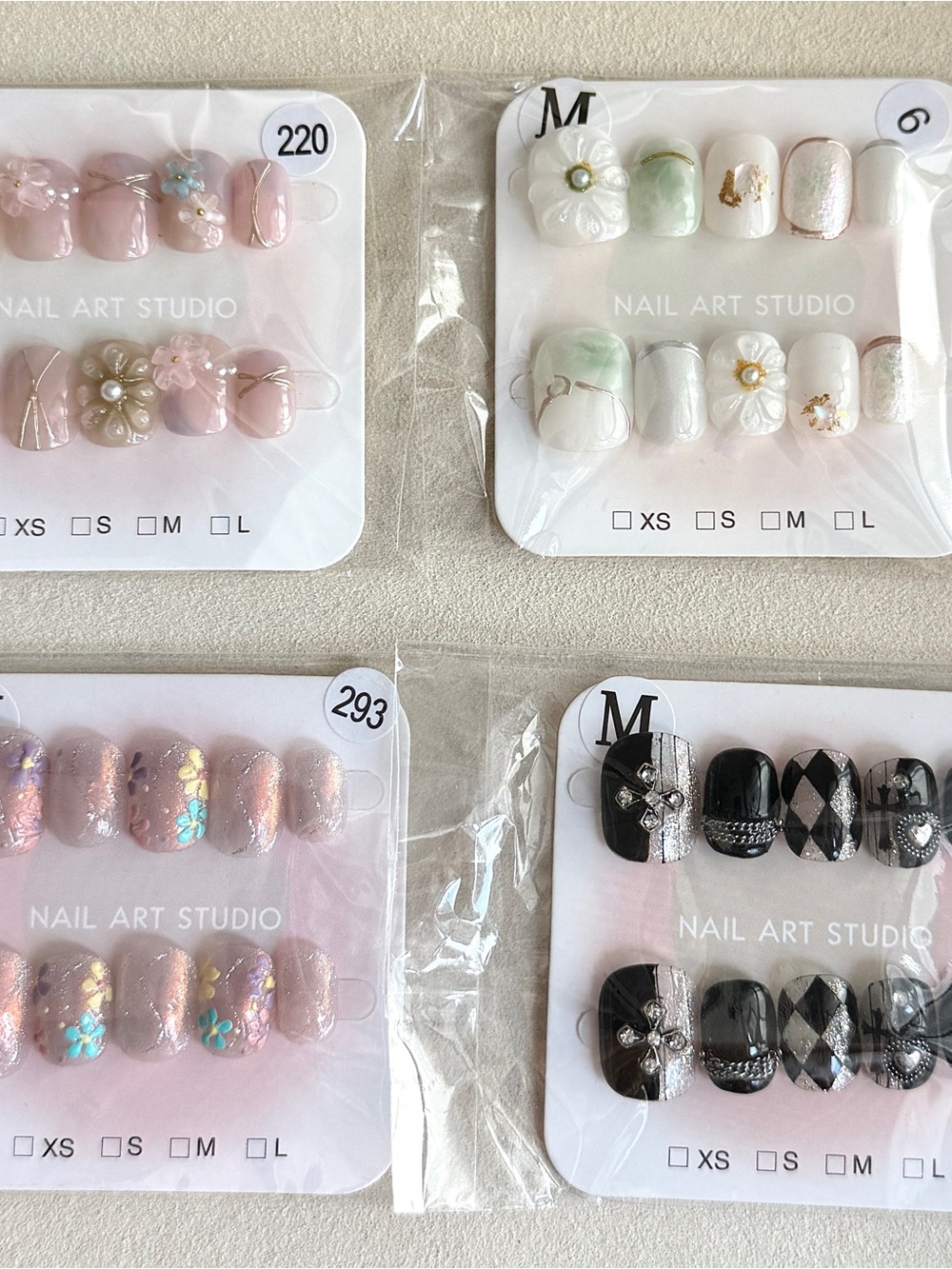 Handmade Nail Art Studio Press-On Nails Size M $10 Each
